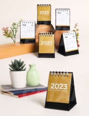 Kalender mini 2023 di buat oleh Boss Cetak