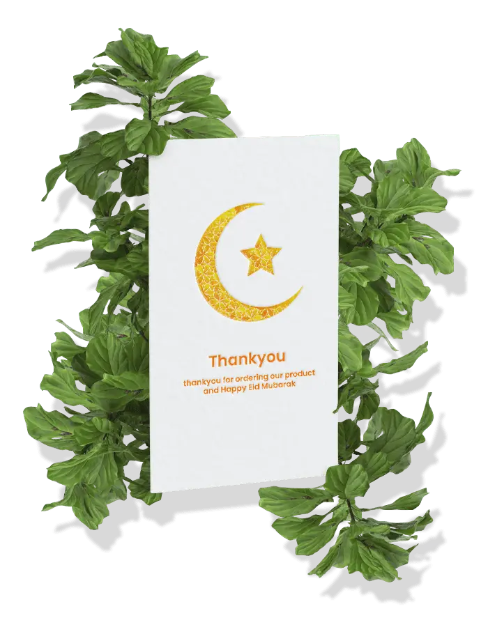 Gambar Ilustrasi Kartu Ucapan atau Thankyou Card